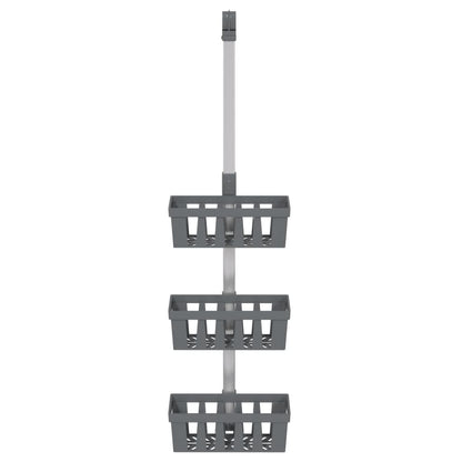 Závěsná Police Do Sprchy 30 X 15 × (67–105) Cm Hliník