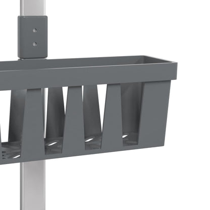 Závěsná Police Do Sprchy 30 X 15 × (67–105) Cm Hliník