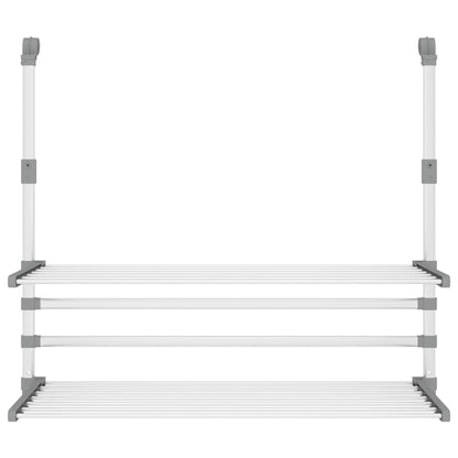 Sušák Na Prádlo Na Balkon 89 X 25 X (60–95) Cm Hliník