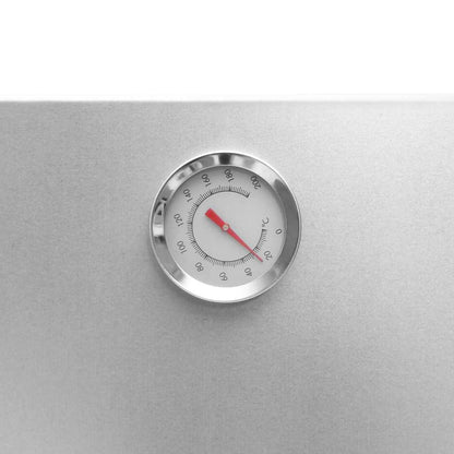 Grilovací Trouba/Udírna A Štěpky 44,5X29X110Cm Pozinkovaná Ocel