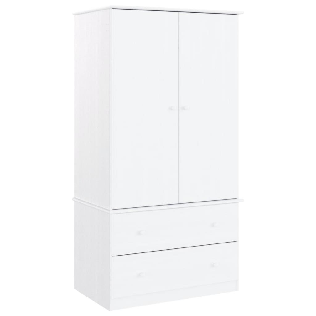 Šatní Skříň Alta 90 X 55 X 170 Cm Masivní Borové Dřevo