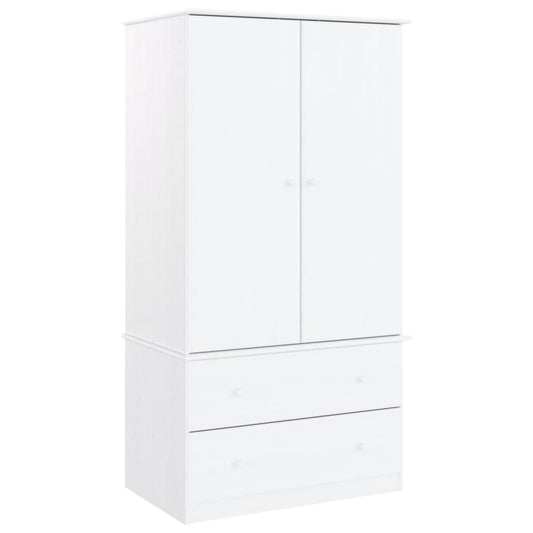 Šatní Skříň Alta 90 X 55 X 170 Cm Masivní Borové Dřevo