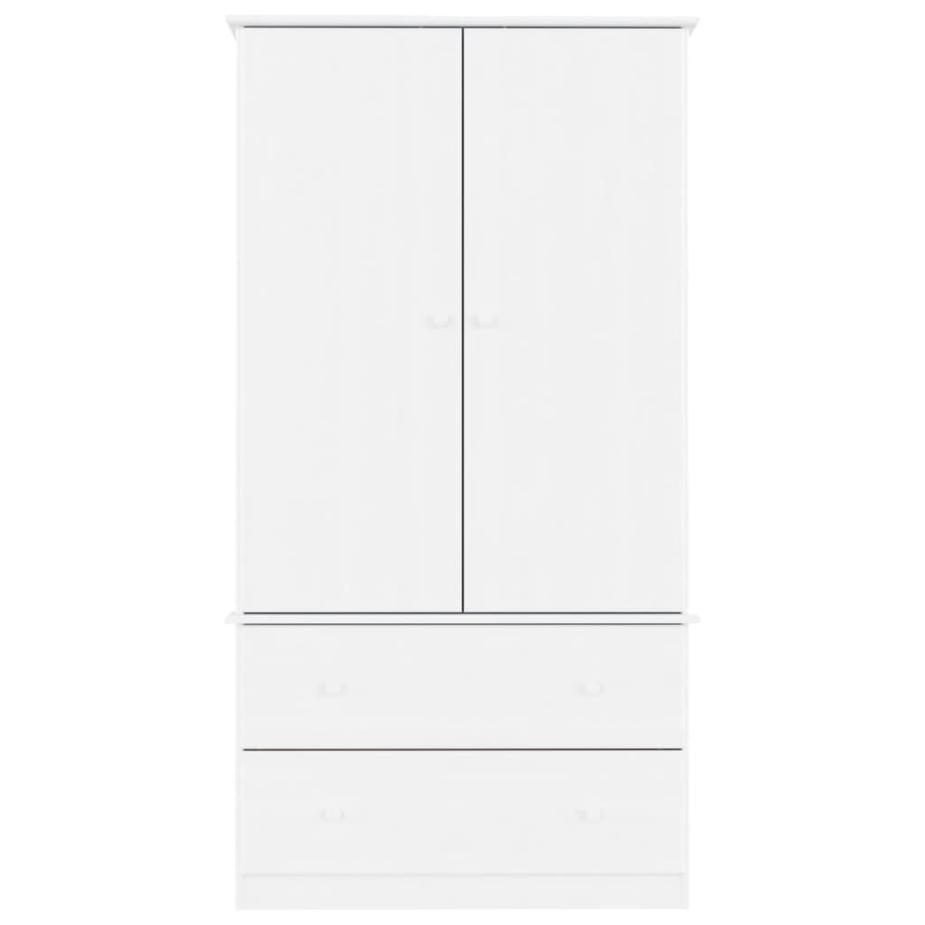 Šatní Skříň Alta 90 X 55 X 170 Cm Masivní Borové Dřevo