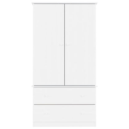 Šatní Skříň Alta 90 X 55 X 170 Cm Masivní Borové Dřevo