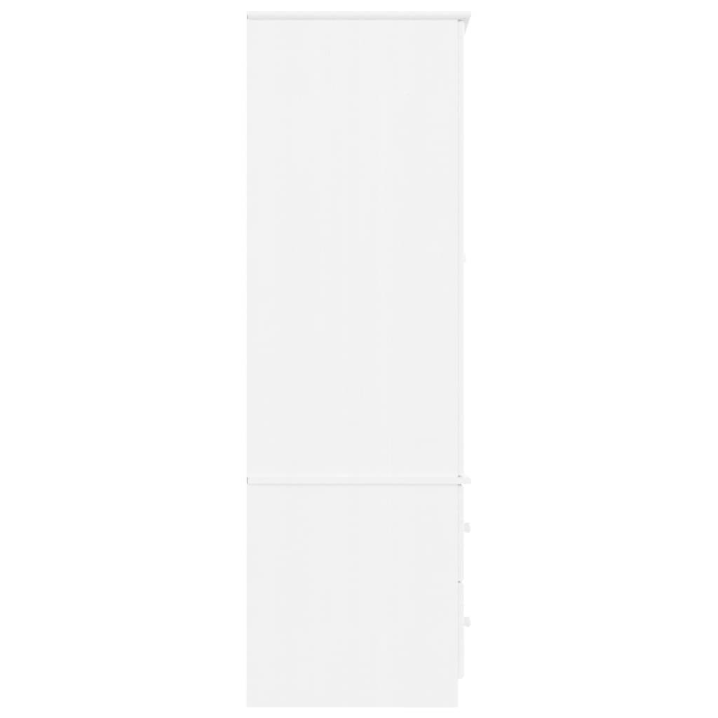 Šatní Skříň Alta 90 X 55 X 170 Cm Masivní Borové Dřevo