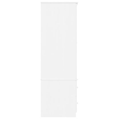 Šatní Skříň Alta 90 X 55 X 170 Cm Masivní Borové Dřevo