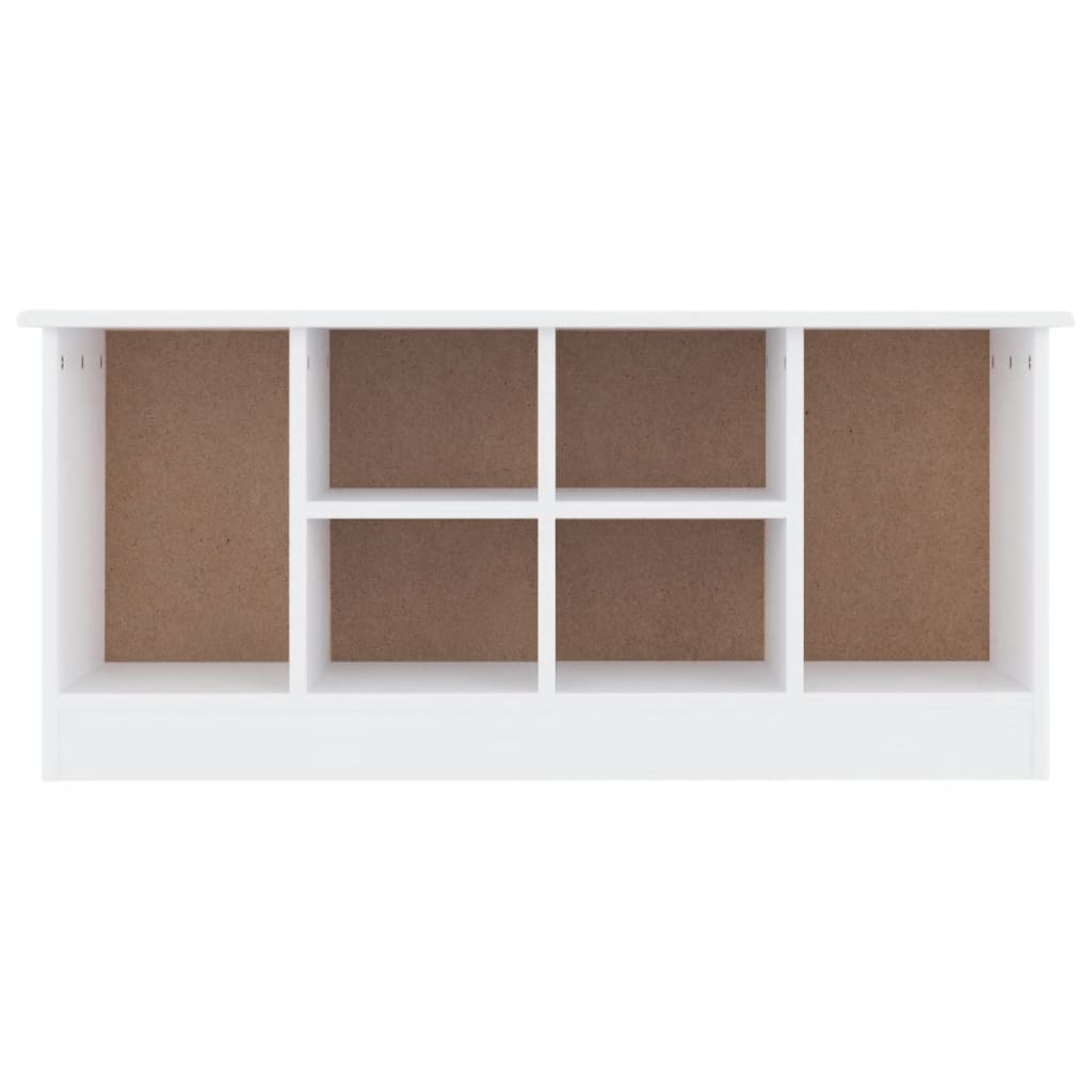 Lavice S Botníkem Alta 100X35X45 Cm Masivní Borové Dřevo