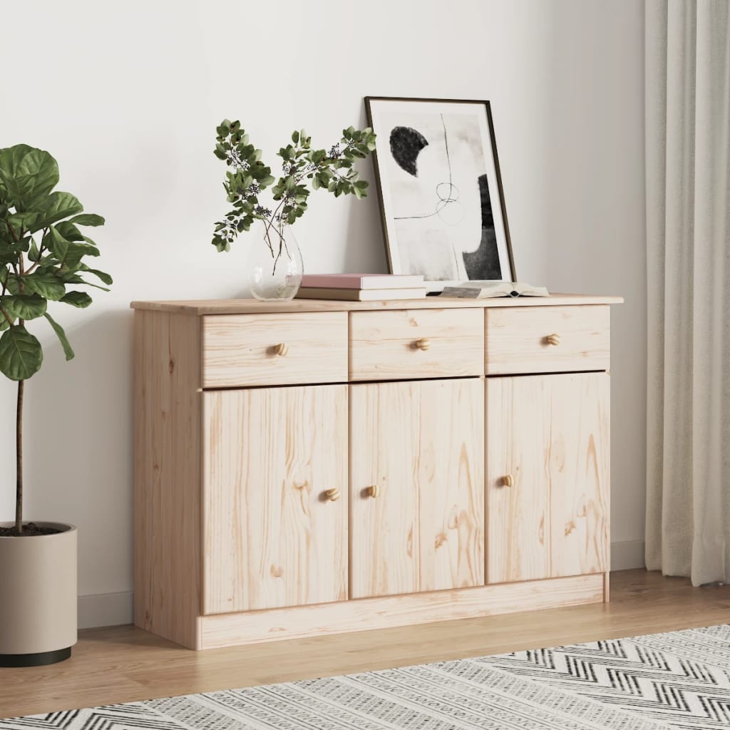 Příborník Alta 112 X 35 X 73 Cm Masivní Borové Dřevo