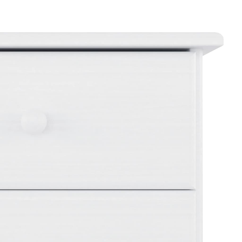 Příborník Alta Bílý 77 X 35 X 73 Cm Masivní Borové Dřevo