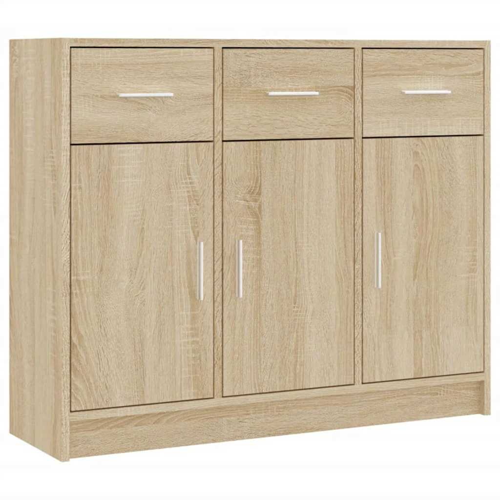 Příborník 91 X 28 X 75 Cm Kompozitní Dřevo