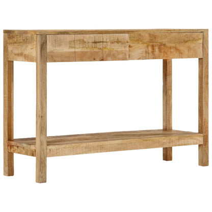 Konzolový Stolek Se 2 Zásuvkami 110X35X75 Cm Masivní Mangovník