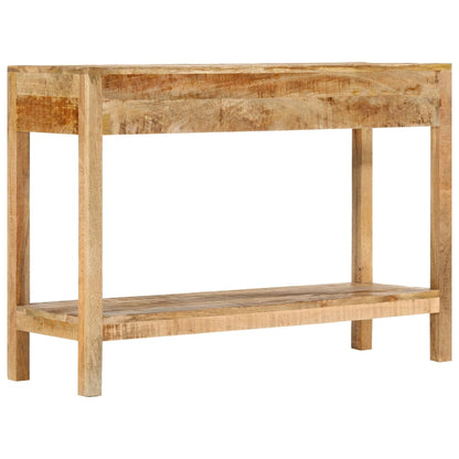 Konzolový Stolek Se 2 Zásuvkami 110X35X75 Cm Masivní Mangovník