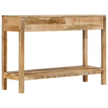 Konzolový Stolek Se 2 Zásuvkami 110X35X75 Cm Masivní Mangovník