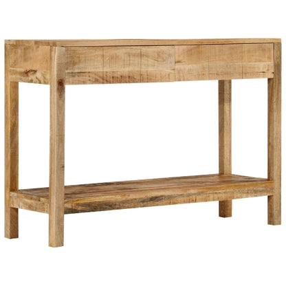 Konzolový Stolek Se 2 Zásuvkami 110X35X75 Cm Masivní Mangovník