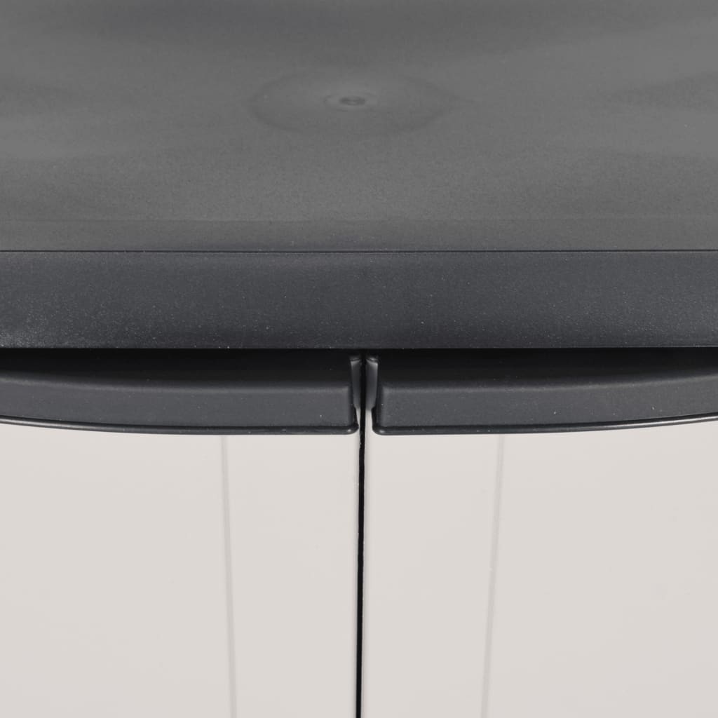 Zahradní Úložná Skříň Šedá A Černá Pp