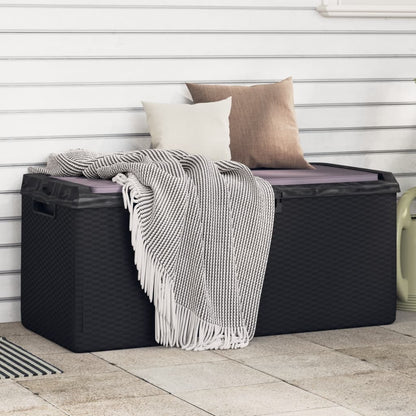 Zahradní Úložný Box S Poduškou Antracitový 350 L Pp