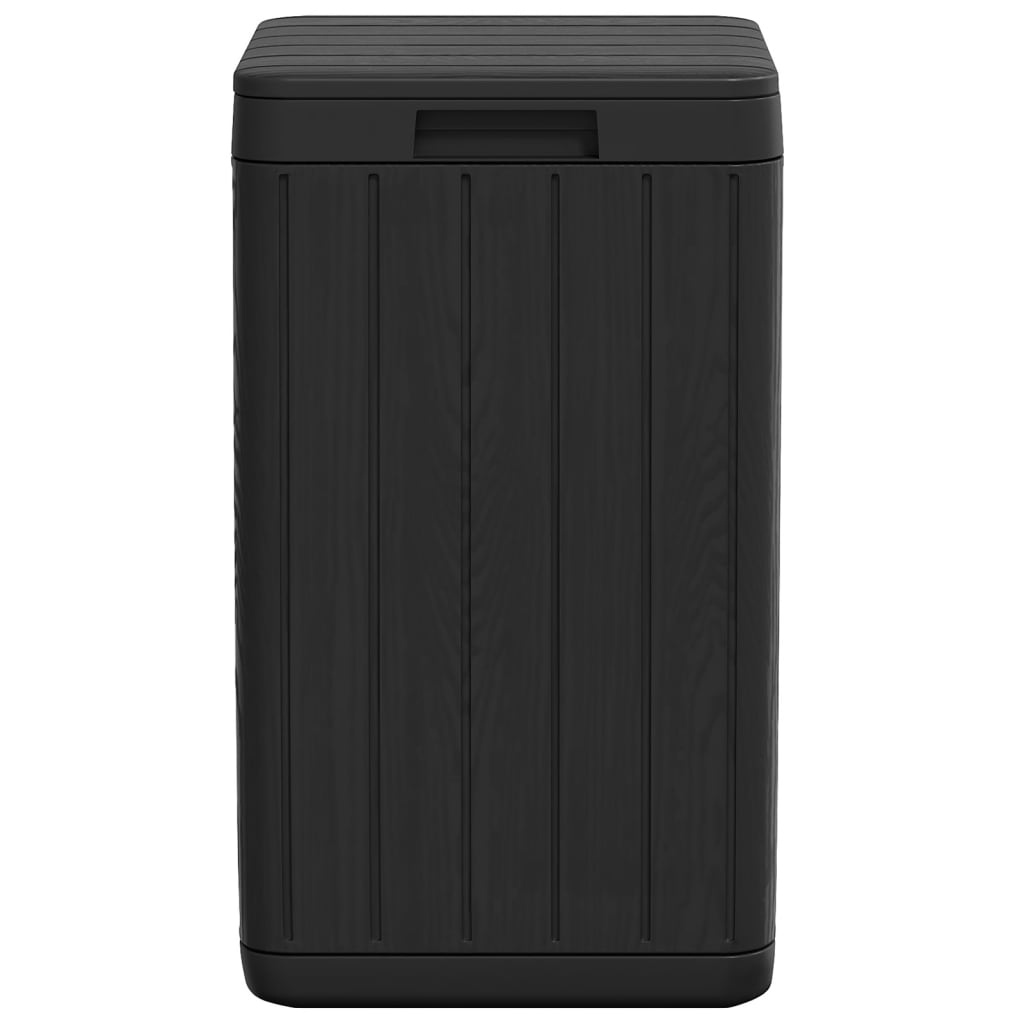 Venkovní Odpadkový Koš Antracitový 38 X 38 X 65 Cm Pp