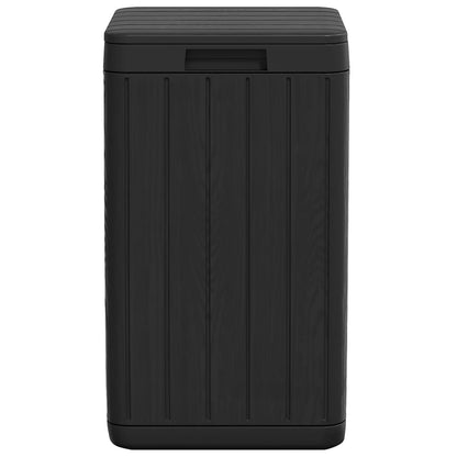 Venkovní Odpadkový Koš Antracitový 38 X 38 X 65 Cm Pp