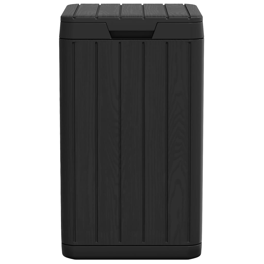 Venkovní Odpadkový Koš Antracitový 38 X 38 X 65 Cm Pp