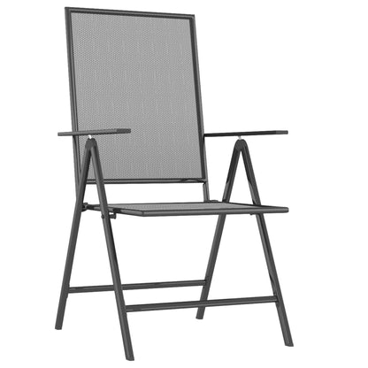 5Dílný Zahradní Jídelní Set Antracitový Ocel