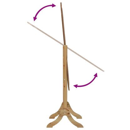 Volně Stojící Zrcadlo 45,5 X 47,5 X 160 Cm Kompozitní Dřevo