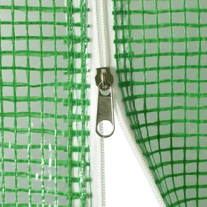 Skleník S Ocelovým Rámem Zelený 20 M²