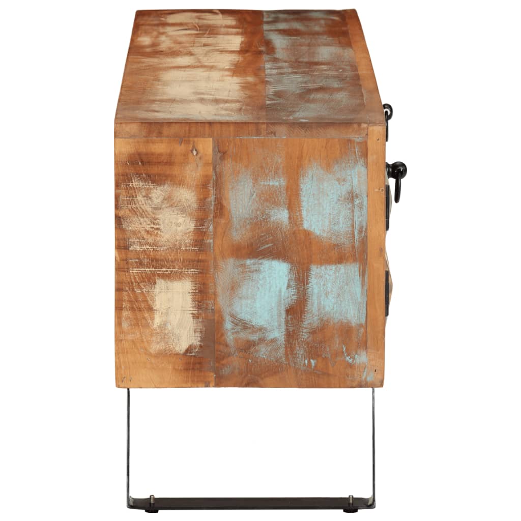 Tv Skříňka 112 X 30 X Masivní Recyklované Dřevo