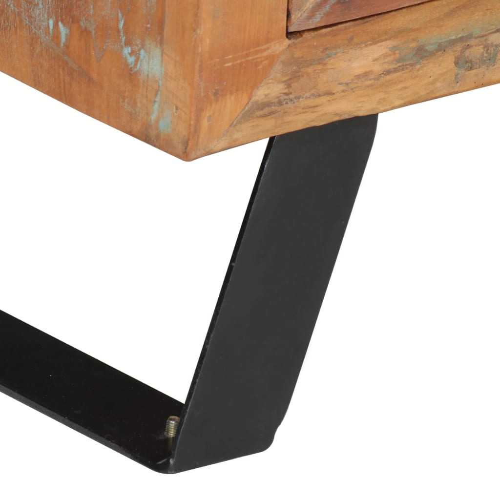 Tv Skříňka 112 X 30 X Masivní Recyklované Dřevo