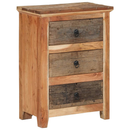Příborník 60 X 33 X 75 Cm Masivní Akáciové A Recyklované Dřevo