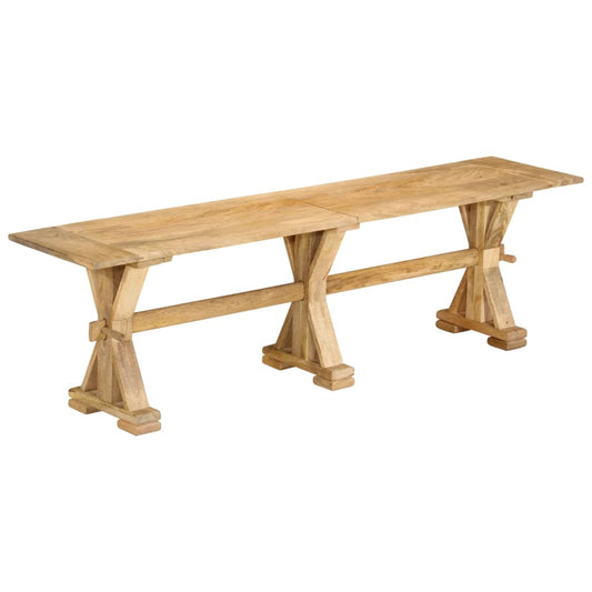 Lavice 160 X 35 X 45 Cm Masivní Mangovníkové Dřevo