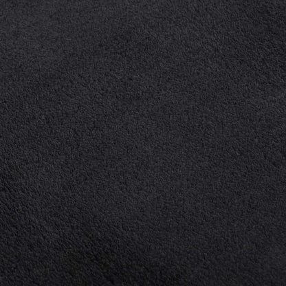 Huňatý Koberec Černý 240 X 305 Cm Polyester