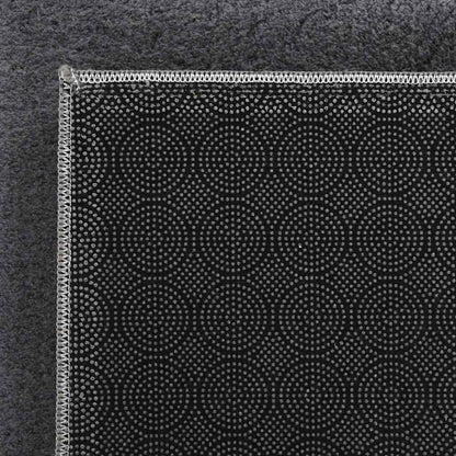 Chlupatý Koberec Antracitový Polyester