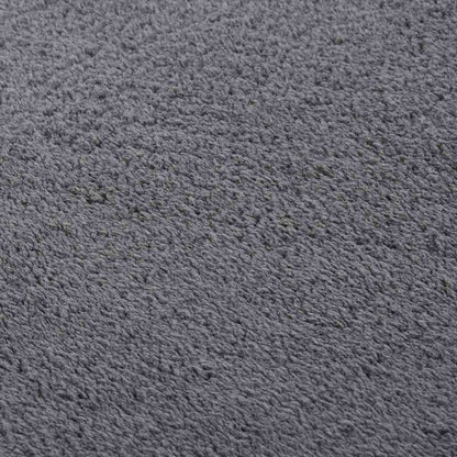 Chlupatý Koberec Antracitový Polyester