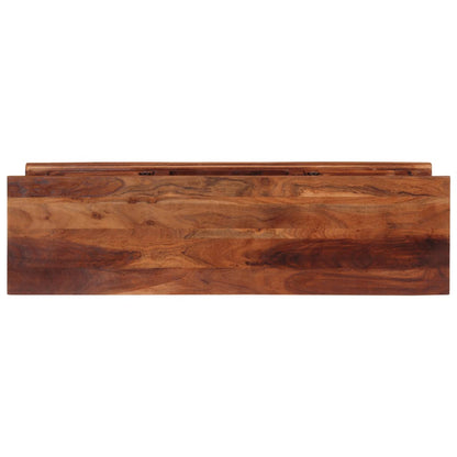 Tv Skříňka S Dvířky 112 X 30 X 40 Cm Masivní Akáciové Dřevo