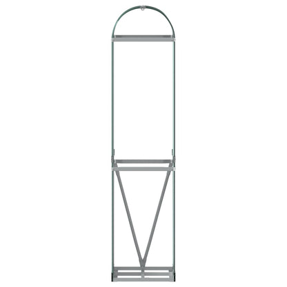 Stojan Na Dřevo Zelený Pozinkovaná Ocel