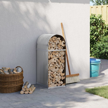 Stojan Na Dřevo Zelený Pozinkovaná Ocel