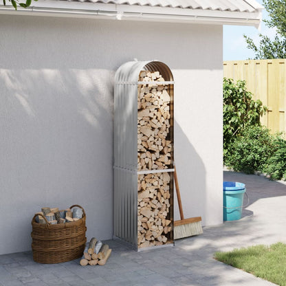 Stojan Na Dřevo Zelený Pozinkovaná Ocel