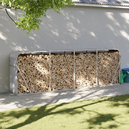 Stojan Na Dřevo Zelený Pozinkovaná Ocel