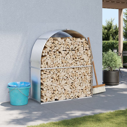 Stojan Na Dřevo Zelený Pozinkovaná Ocel