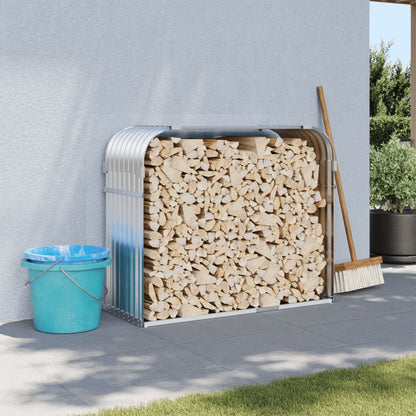 Stojan Na Dřevo Zelený Pozinkovaná Ocel