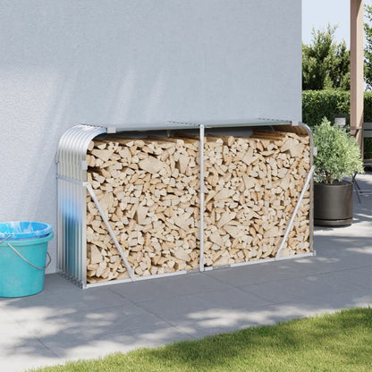 Stojan Na Dřevo Zelený Pozinkovaná Ocel