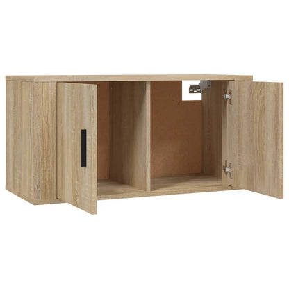 Nástěnné Tv Skříňky 2 Ks Dub Sonoma 80 X 34,5 X 40 Cm