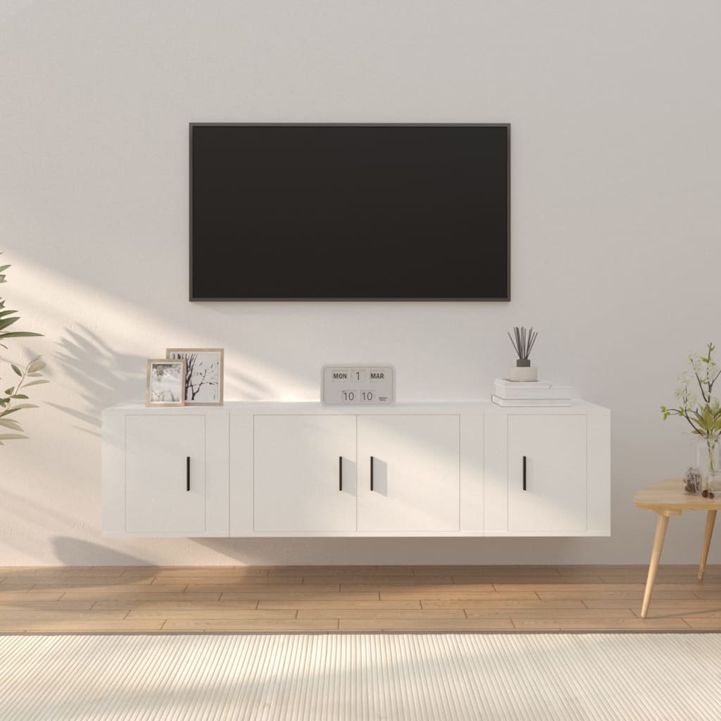 3Dílný Set Tv Skříněk Betonově Šedý Kompozitní Dřevo