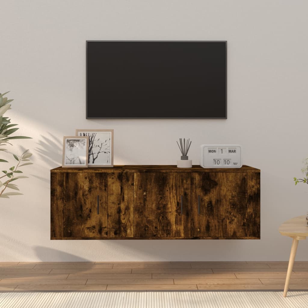 2Dílný Set Tv Skříněk Betonově Šedý Kompozitní Dřevo