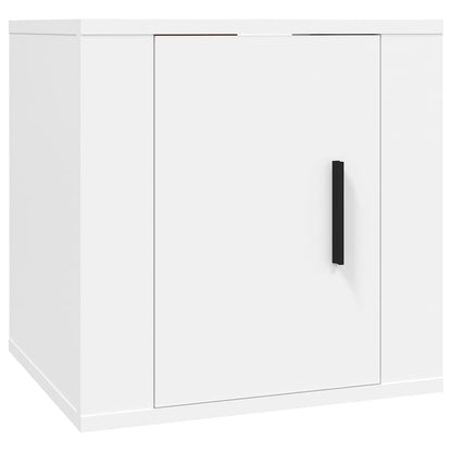 2Dílný Set Tv Skříněk Bílý Kompozitní Dřevo