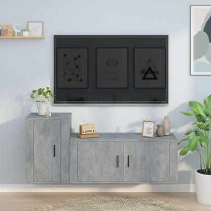 2Dílný Set Tv Skříněk Kompozitní Dřevo