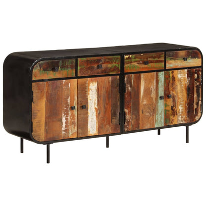 Příborník 140 X 35 X 70 Cm Masivní Recyklované Dřevo A Kov