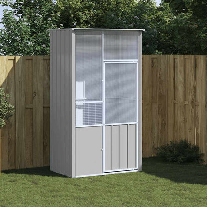 Ptačí Klec Šedá Pozinkovaná Ocel