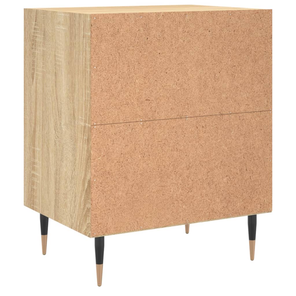 Noční Stolky 2 Ks Dub Sonoma 40 X 30 X 50 Cm Kompozitní Dřevo