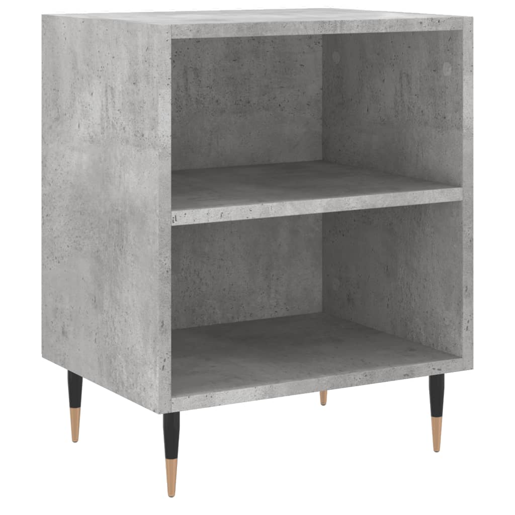 Noční Stolky 2 Ks Betonově Šedé 40X30X50 Cm Kompozitní Dřevo